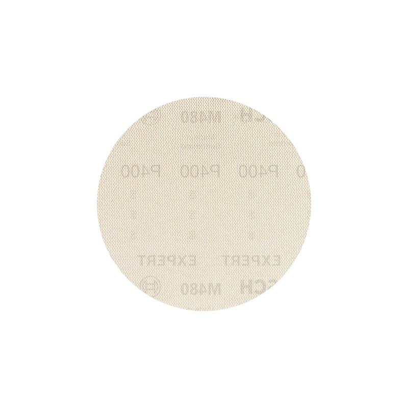 Bosch Expert M480 Netzstruktur-Schleifblatt Ø 125mm, K400(50 Stück, für Exzenterschleifer)