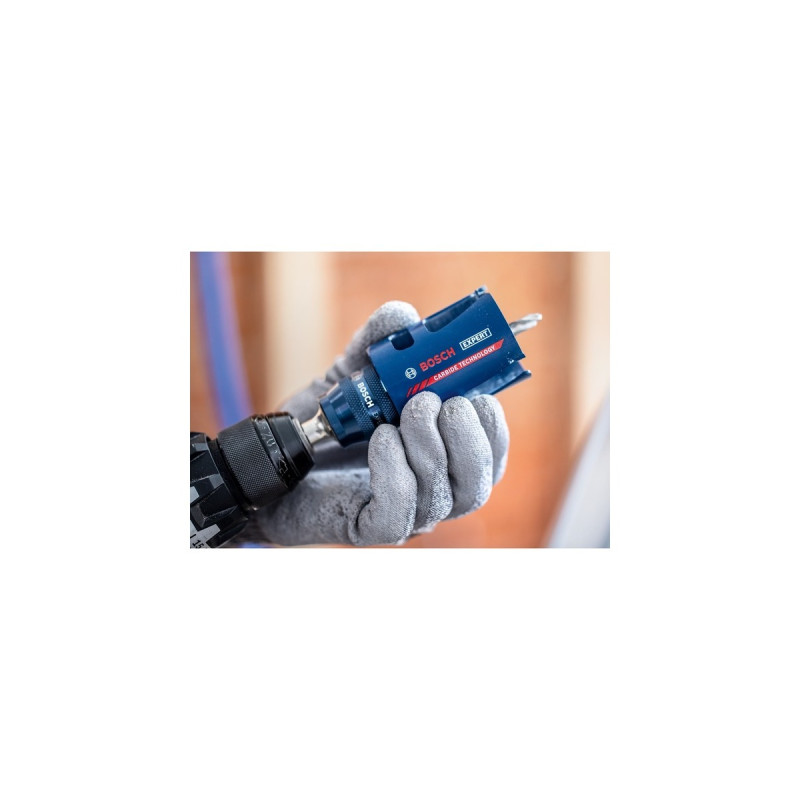 Bosch Expert Power Change Plus Adapter, Hex 11mm(blau, 2-teilig, mit HSS-G Zentrierbohrer Ø 7,15mm x105mm)