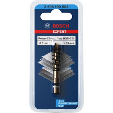 Bosch Expert Power Change Plus Blech-Zentrierbohrer, Ø 6 x 55mm(für Lochsägen)