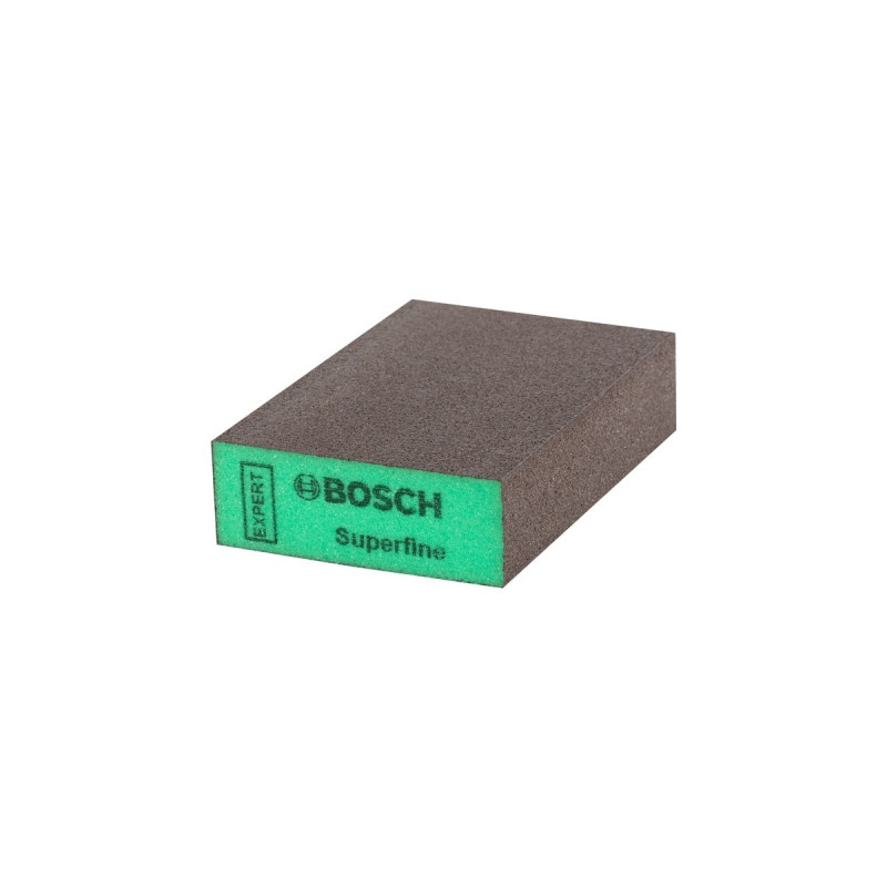 Bosch Expert S471 Standard Schleifblock, superfein, Schleifschwamm(grün, 97 x 69 x 26mm)
