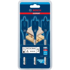 Bosch Expert Self Cut Speed Flachfräsbohrer-Satz, 3-teilig,Ø 20/ 22/ 25mm(Länge 152mm)