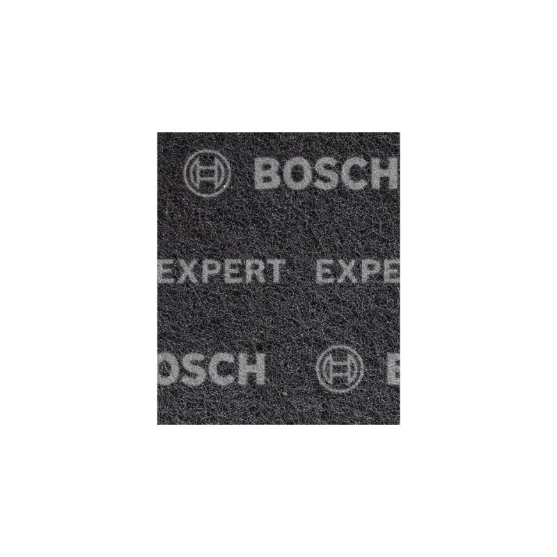 Bosch Expert Vlies-Schleifpad N880 Medium S, 115x140mm, Schleifblatt(schwarz, 2 Stück, zum Handschleifen)