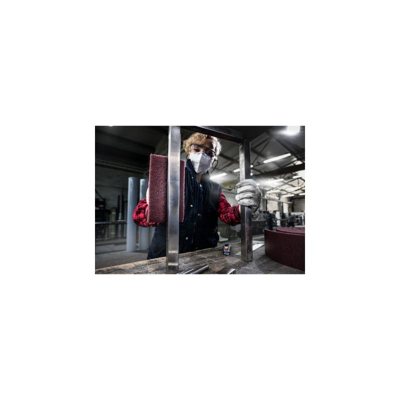 Bosch Expert Vliesrolle N880 Sehr fein A, 100mmx10m, Schleifblatt(rot, 10 Meter Rolle, zum Handschleifen)