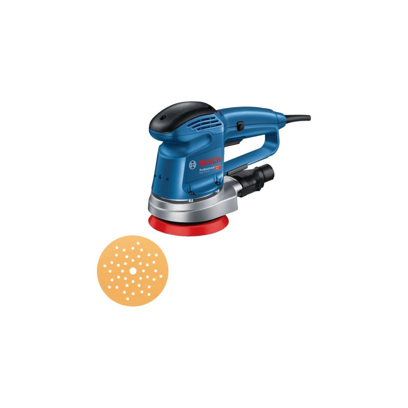 Bosch Exzenterschleifer GEX 34-125 Professional(blau/schwarz, 340 Watt)