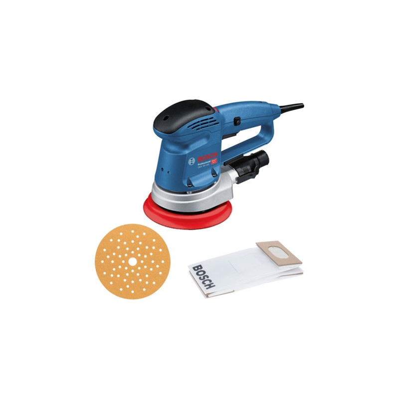 Bosch Exzenterschleifer GEX 34-150 Professional(blau/schwarz, 340 Watt)