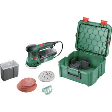Bosch Exzenterschleifer PEX 300 AE + 30-teiliges Zubehör-Set(grün/schwarz, 270 Watt, SystemBox)