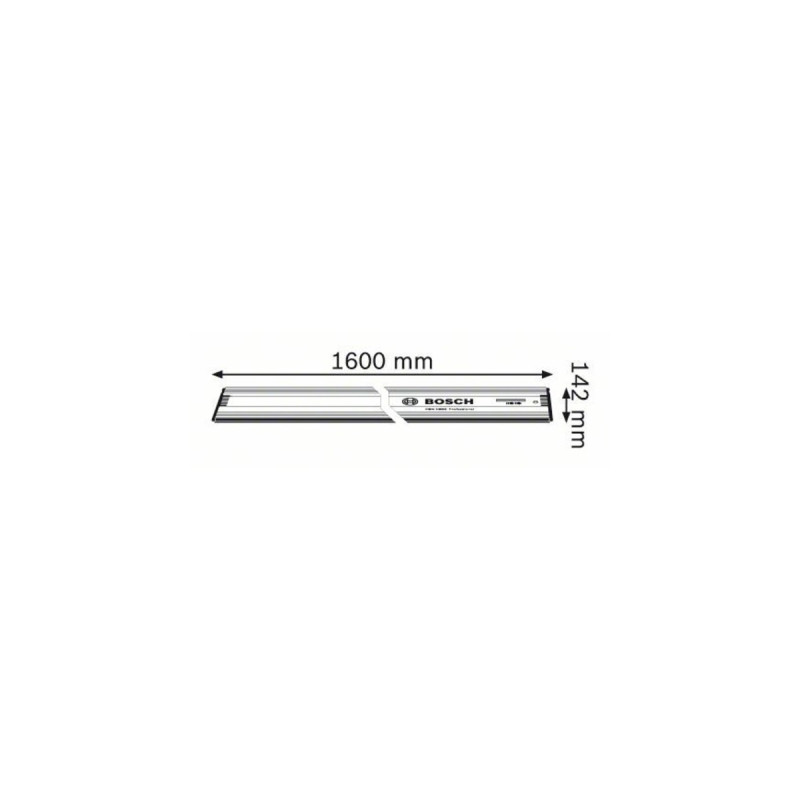 Bosch Führungsschiene FSN RA 32 1600 Professional(aluminium, 1.600mm, für Oberfräsen und Kreissägen)