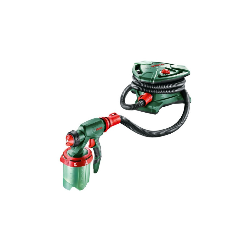 Bosch Farbsprühsystem PFS 7000, Sprühpistole(grün/schwarz, 1.400 Watt, Düse für Lackfarben + Düse für Wandfarbe)