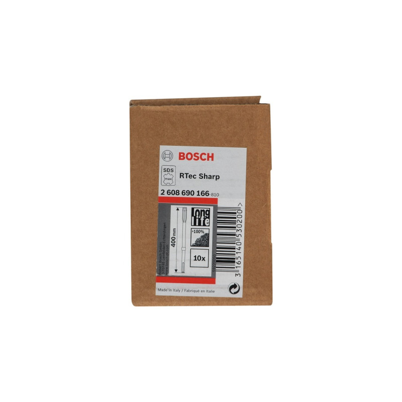 Bosch Flachmeißel RTec Sharp, 400mm(10 Stück, selbstnachschärfend)