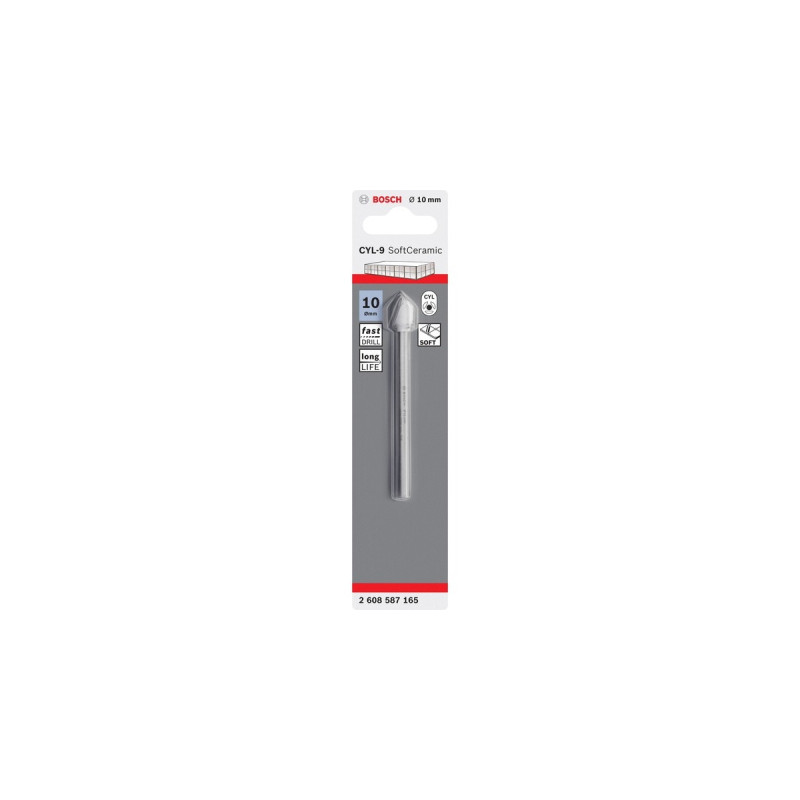 Bosch Fliesenbohrer CYL-9 SoftCeramic, Ø 10mm(Länge 90mm)