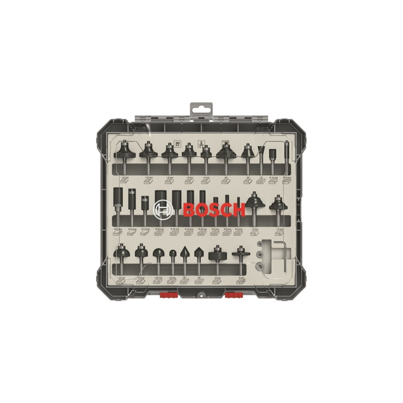 Bosch Fräser-Set, 30-teilig(6mm-Schaft)