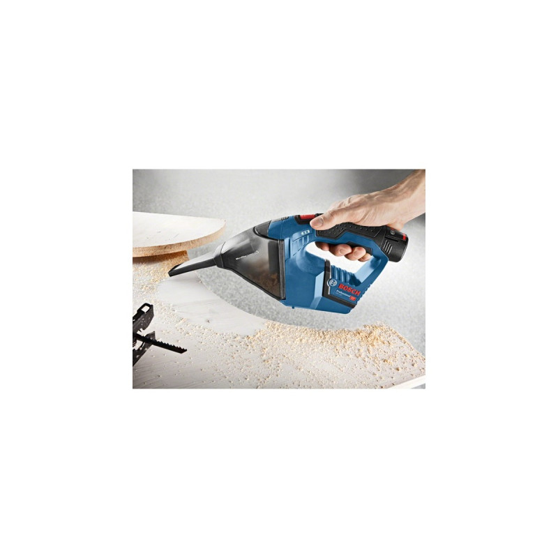 Bosch GAS 12V / 10,8V-LI Professional, Handstaubsauger(blau, L-BOXX 102, ohne Akku und Ladegerät)