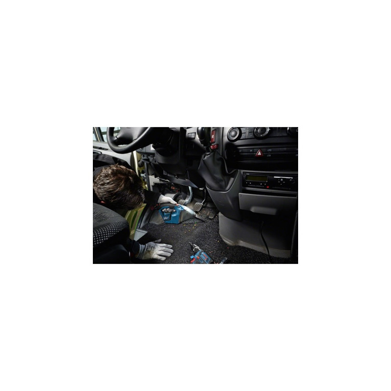 Bosch GAS 12V / 10,8V-LI Professional, Handstaubsauger(blau, L-BOXX 102, ohne Akku und Ladegerät)