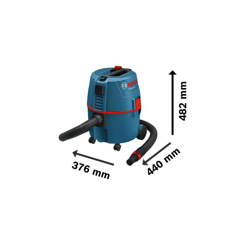 Bosch GAS 20 L SFC, Nass-/Trockensauger(blau)