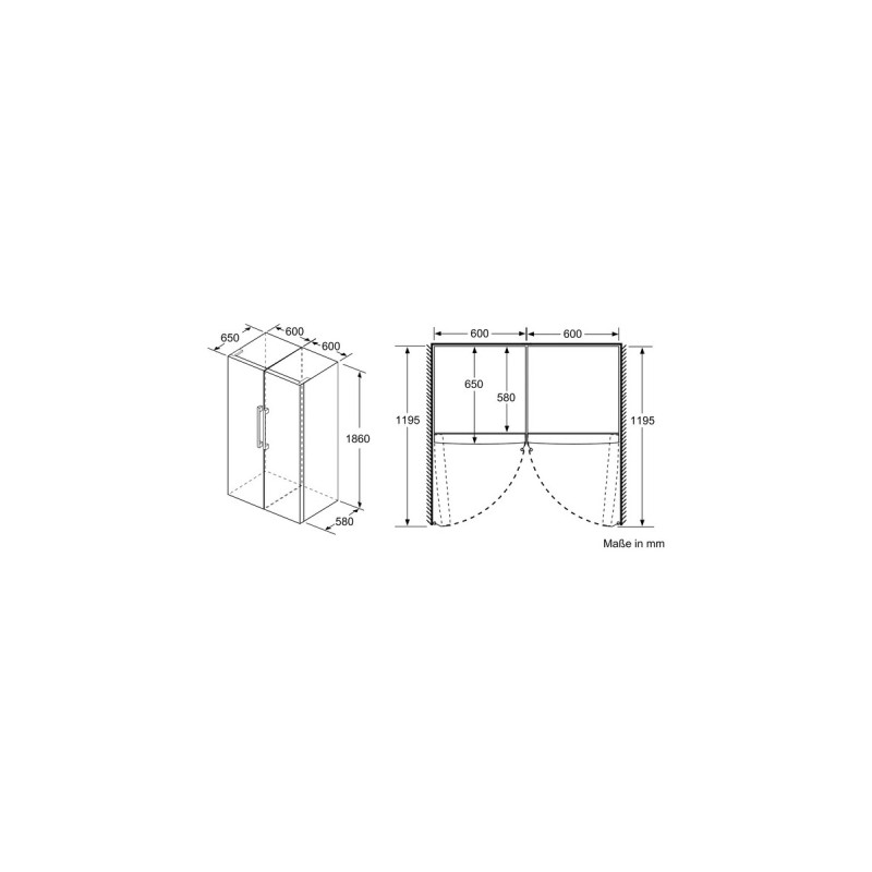 Bosch GSN36CWEV Serie 4, Gefrierschrank(weiß)
