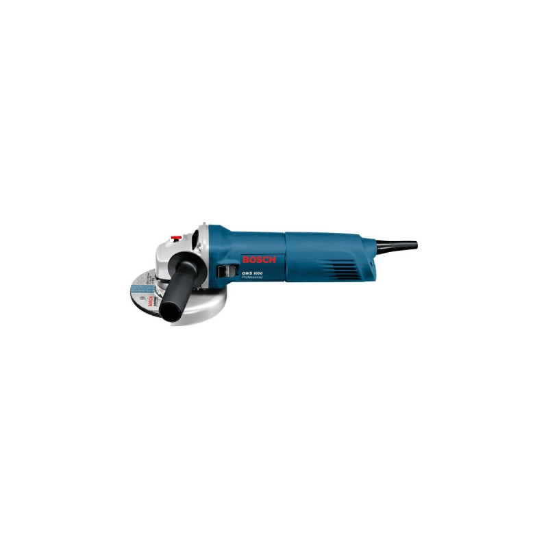 Bosch GWS 1000 Professional, 125mm, Winkelschleifer(blau/schwarz, 1.000 Watt)