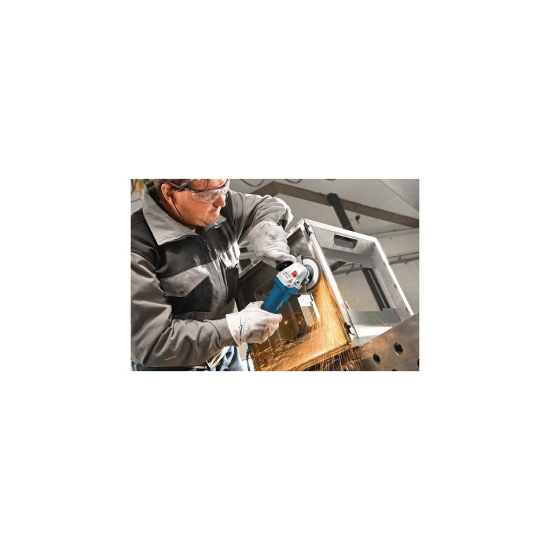 Bosch GWS 7-115 Professional, 115mm, Winkelschleifer(blau, 720 Watt)