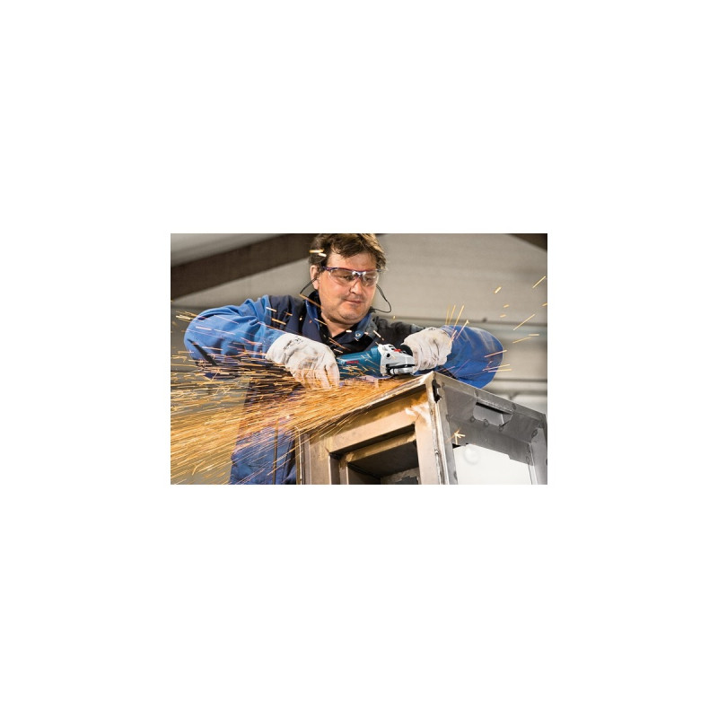 Bosch GWS 7-115 Professional, 115mm, Winkelschleifer(blau, 720 Watt)