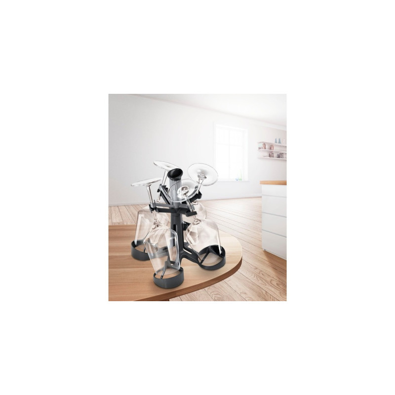 Bosch Gläserhalter für 4 Langstielgläser SMZ5300, Halterung(dunkelgrau)