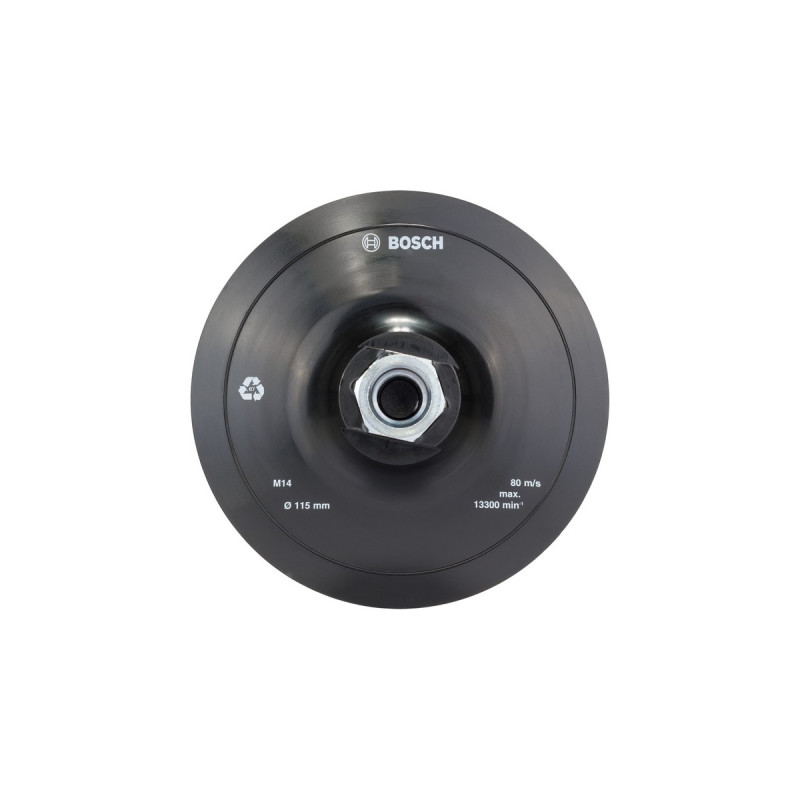 Bosch Gummischleifteller Ø 115mm(schwarz, für Winkelschleifer)