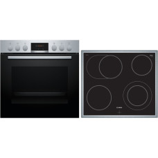 Bosch HND271AS62, Herdset(edelstahl, 60 cm)