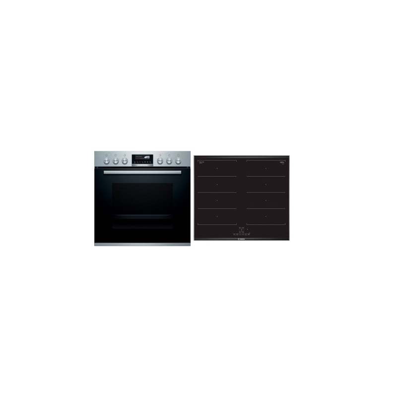 Bosch HND779LS61, Herdset(schwarz/edelstahl, 60 cm, Home Connect)