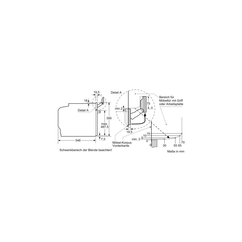 Bosch HRG7764B1 Serie 8, Backofen(schwarz, 60 cm, Home Connect)