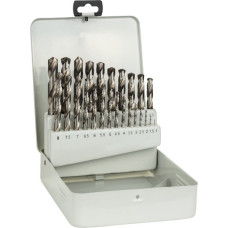 Bosch HSS-G Metallbohrer-Satz, Metallkassette, 25-teilig(geschliffen, DIN 338)