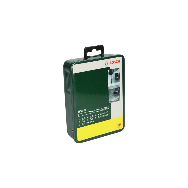 Bosch HSS-R-Metallbohrer-Satz, 19-teilig(grün)
