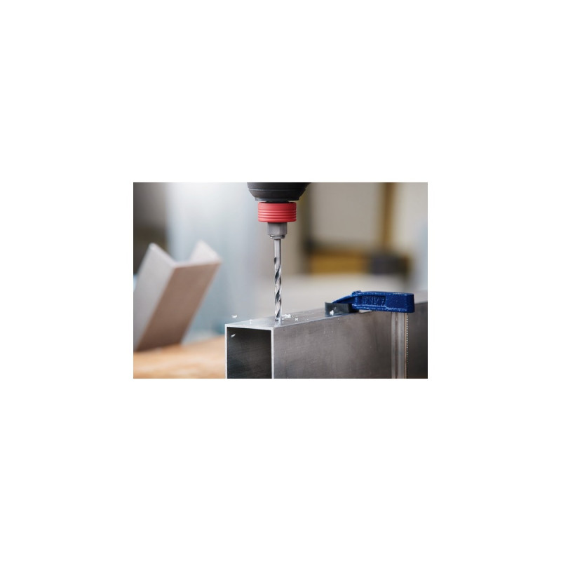 Bosch HSS-Spiralbohrer PointTeQ Hex, Ø 5mm(10 Stück, Arbeitslänge 52mm)