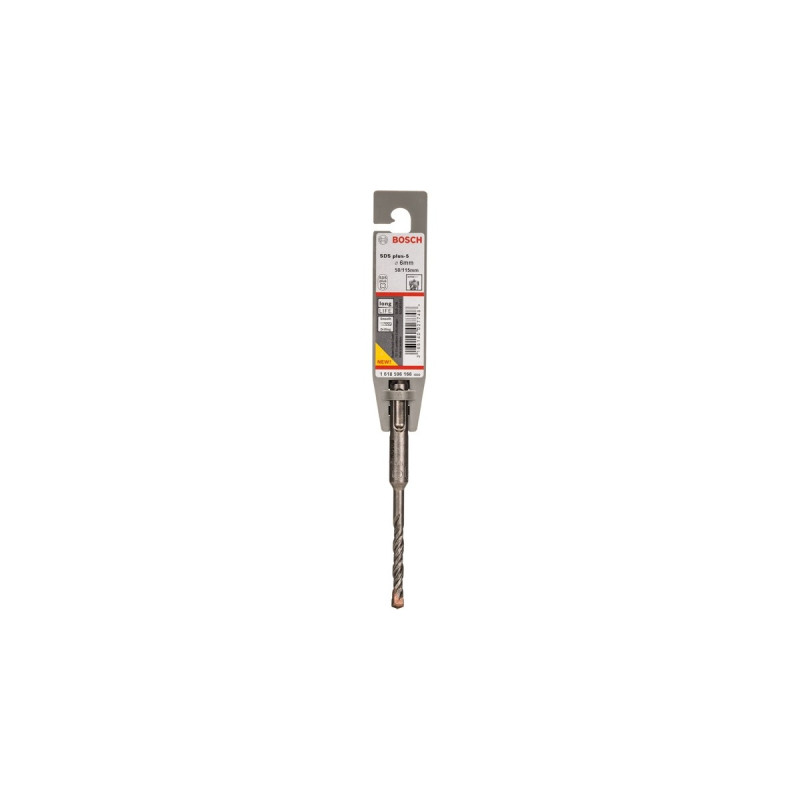 Bosch Hammerbohrer SDS-plus-5, Ø 6mm x 115mm(Arbeitslänge 50mm)