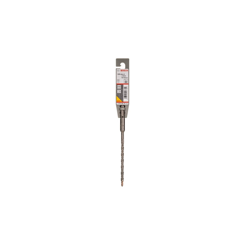 Bosch Hammerbohrer SDS-plus-5, Ø 6mm x 165mm(Arbeitslänge 100mm)