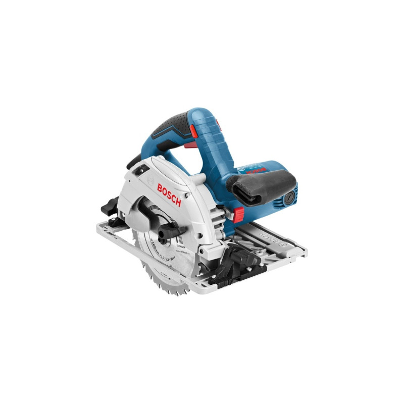 Bosch Handkreissäge GKS 55+ GCE Professional(blau, 1.350 Watt, in L-BOXX 238)
