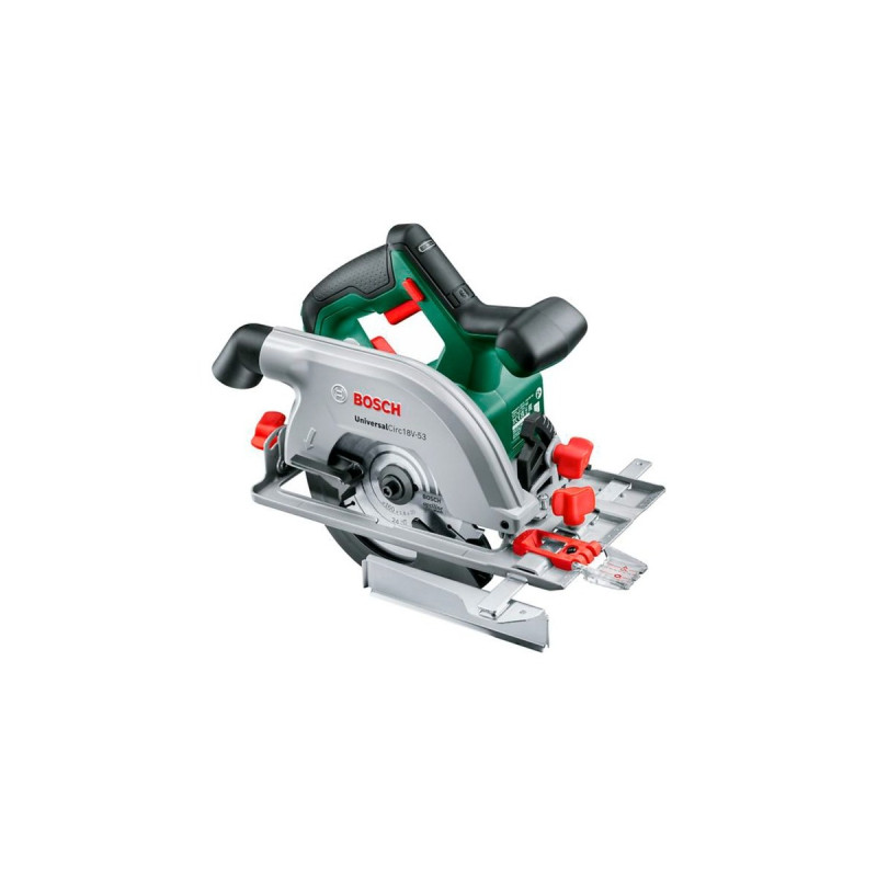 Bosch Handkreissäge UniversalCirc 18V-53, 18Volt(grün/schwarz, Li-Ionen Akku 2,5Ah, POWER FOR ALL ALLIANCE, Outlet)
