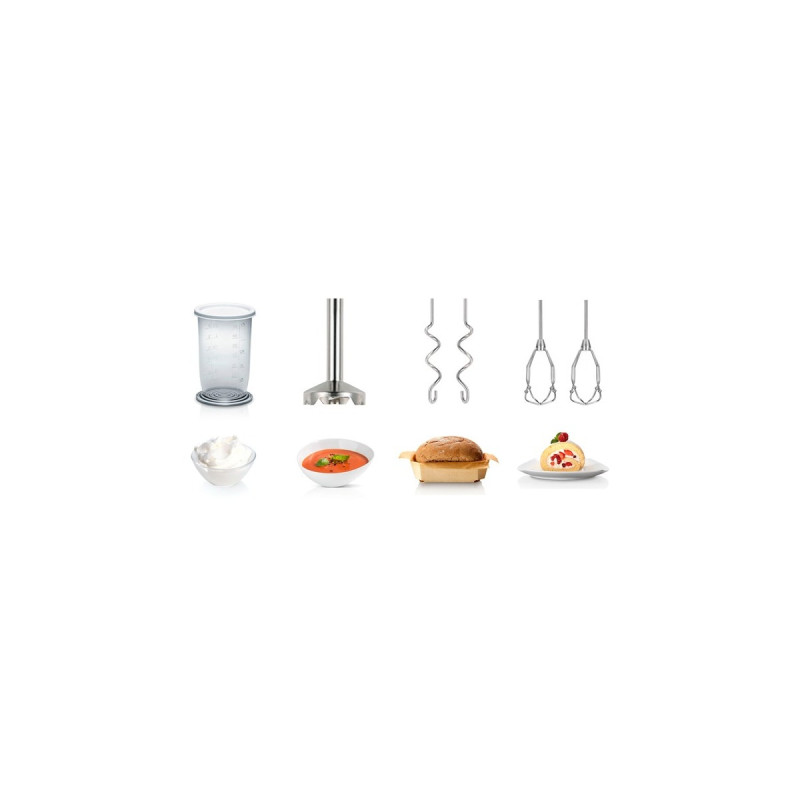Bosch Handrührer-Set MFQ 4080, Handmixer(weiß, Retail)
