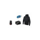 Bosch Heat+Jacket GHH 12+18V Kit Größe L, Arbeitskleidung(schwarz, inkl. Ladeadapter GAA 12V-21, 1x 12-Volt-Akku)