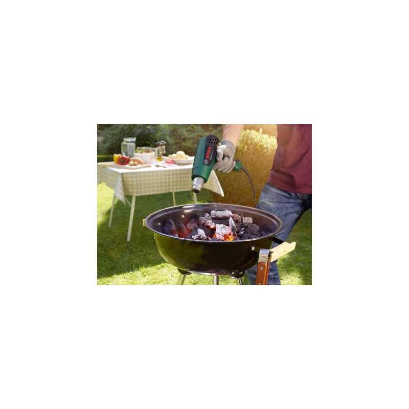 Bosch Heißluftgebläse EasyHeat 500(grün/schwarz, 1.600 Watt)