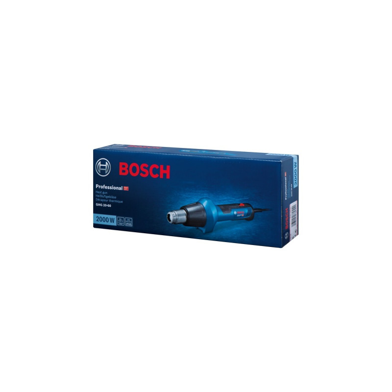 Bosch Heißluftgebläse GHG 20-60 Professional(blau/schwarz, 2.000 Watt)