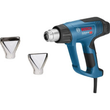 Bosch Heißluftgebläse GHG 23-66 Kit Professional + 2-teilges Zubehör(blau/schwarz, 2.300 Watt)