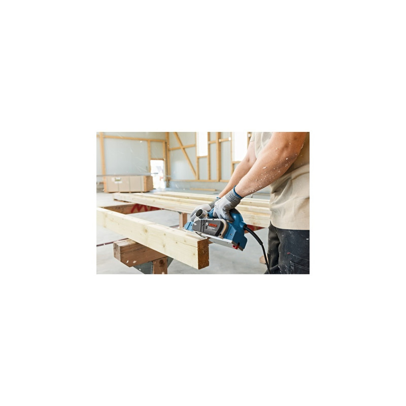 Bosch Hobel GHO 26-82 D Professional, Elektrohobel(blau/schwarz, 710 Watt)