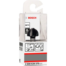 Bosch Hohlkehlfräser Standard for Wood, Ø 20mm, Radius 10mm(Schaft Ø 8mm, zweischneidig)