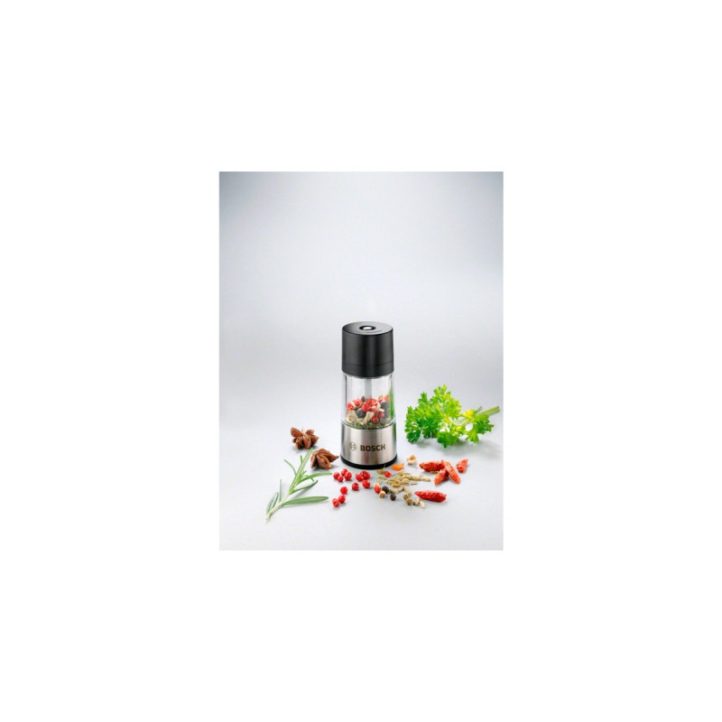 Bosch IXO Collection Gewürzmühlen-Aufsatz(schwarz/edelstahl, für Bosch IXO)