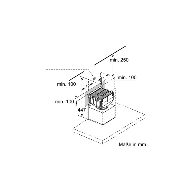 Bosch Integriertes CleanAirPlus Umluftmodul DWZ1CX1I6, Umrüst-Set