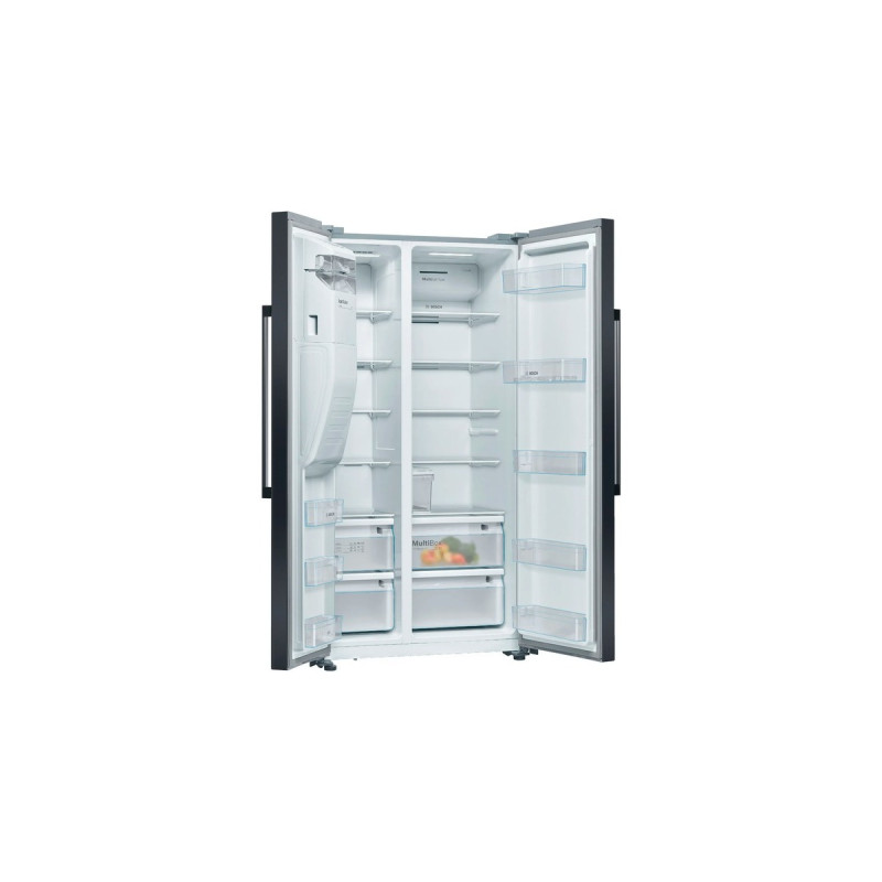 Bosch KAI93VBFP Serie 6, Side-by-Side(schwarz/grau)