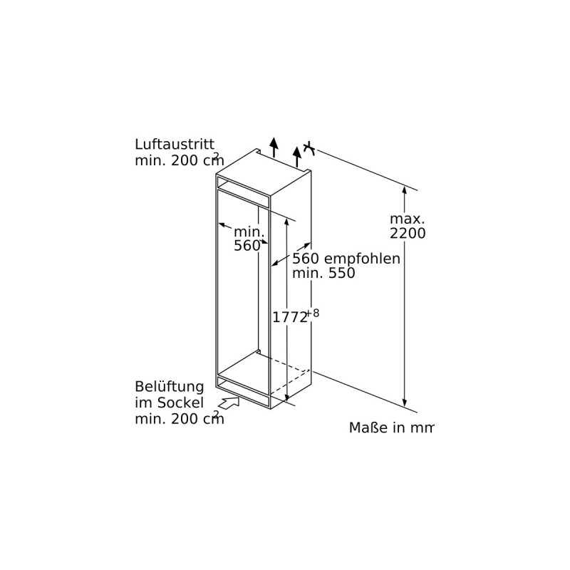 Bosch KIF82PFE0 Serie 8, Kühlschrank