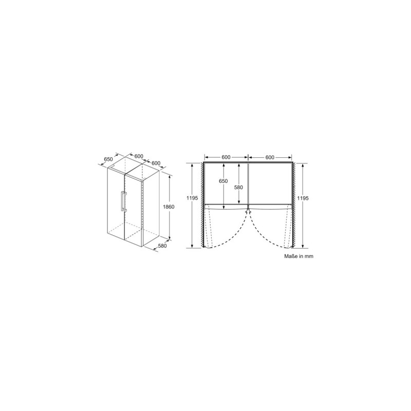 Bosch KSV36AIDP Serie | 6, Vollraumkühlschrank(edelstahl)