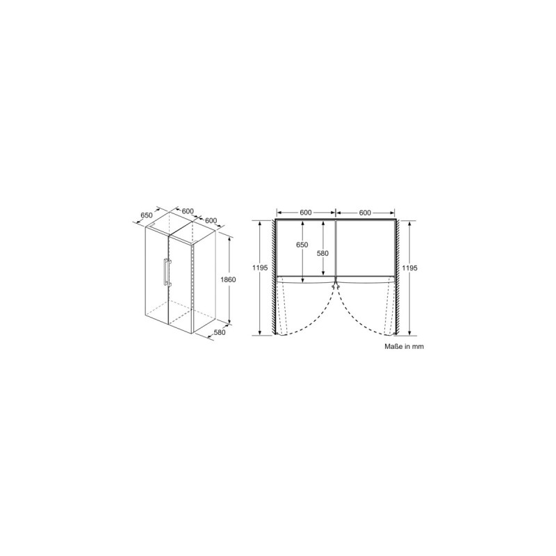 Bosch KSV36VBEP Serie | 4, Vollraumkühlschrank(schwarz)