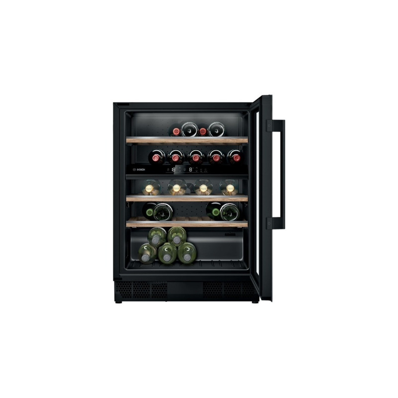 Bosch KUW21AHG0 Serie | 6, Weinkühlschrank(schwarz, 2 Temperaturzonen)
