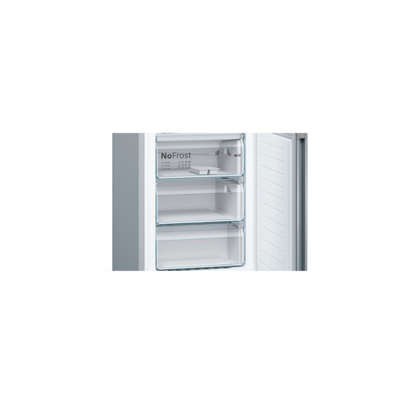 Bosch KVN39IGEA Serie | 4, Kühl-/Gefrierkombination(dunkelgrau/grau, Vario Style (austauschbare Farbfronten))