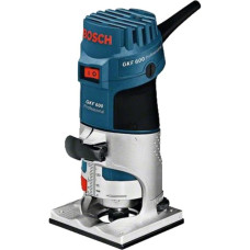 Bosch Kantenfräse GKF 600 Professional, Oberfräse(blau, 600 Watt, Koffer)